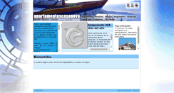 Desktop Screenshot of apartamentoscasanova.com